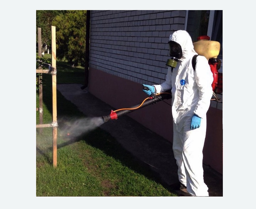 травля клещей на участке в Семенове